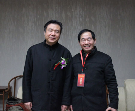 武老师和中国美协分党组成员 副秘书长杜军先生