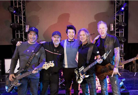 国际钢琴巨星郎朗助阵Metallica世界“无限”巡演