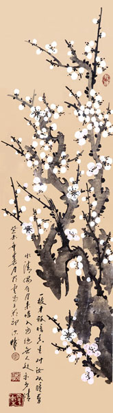 4《一枝才放暗香生》180×48cm