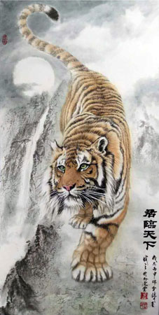 卢成之作品《君临天下》