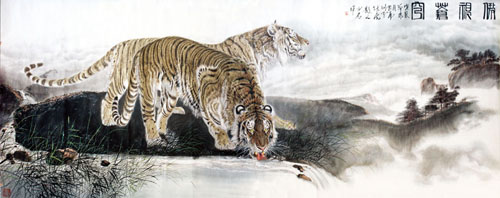 《傲视苍穹》145cm×360cm