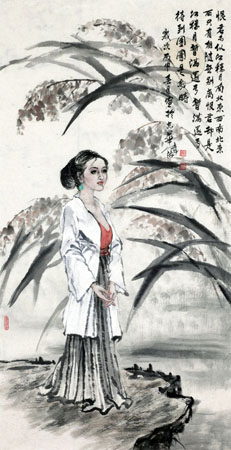 《古人词意》100×52cm