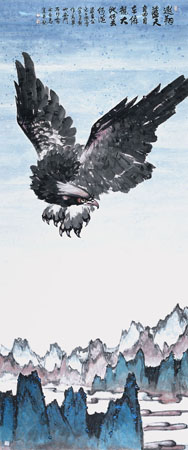 翱翔 350×145cm 2008年