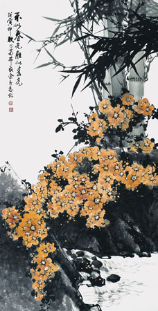 胜似春光 180×80cm 1999年