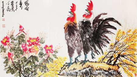 唱响春天(186cm×98cm)