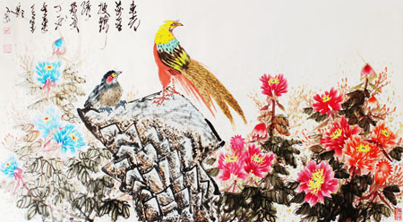 春光万里披锦绣(244cm×122cm)