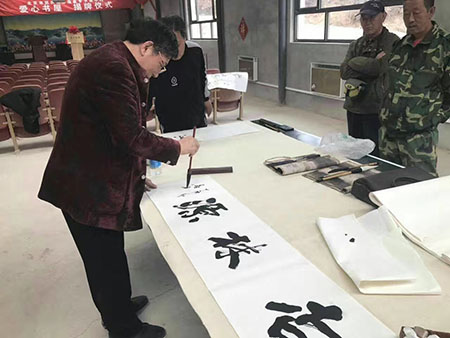 雷显平老师现场创作