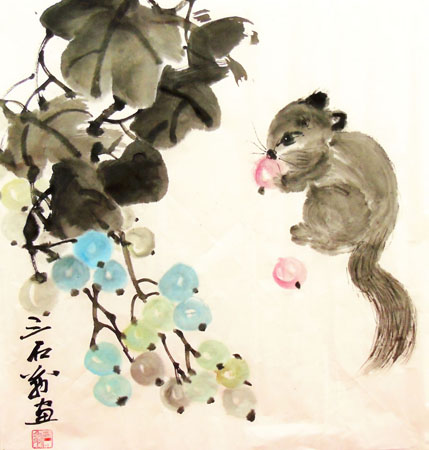 舒先惠作品《尝新》 舒先惠作品《尝新》