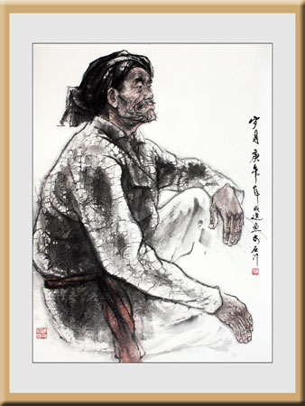 《岁月》80×60cm 《岁月》80×60cm