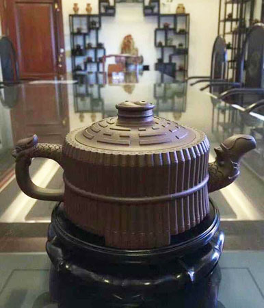 龙头八卦一捆竹(紫泥)吴海龙作品 龙头八卦一捆竹(紫泥)吴海龙作品