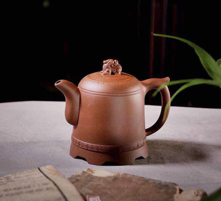 四季风壶(底槽清泥)吴海龙作品 四季风壶(底槽清泥)吴海龙作品