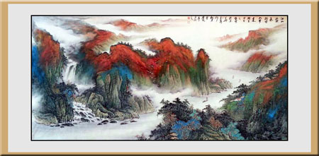 《江山染紫气祥云入梦来》