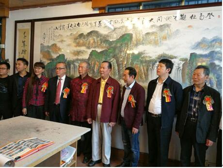 著名书法家崔景斌出席中国文化进万家工作委员会授牌仪式 著名书法家崔景斌出席中国文化进万家工作委员会授牌仪式