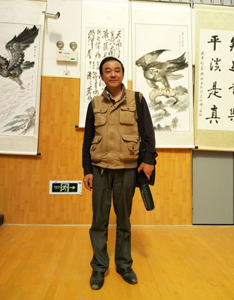 著名画家陈永刚出席成都、眉山七区(市、县)书画联展会