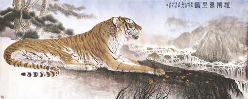 《雄风》145cm×360cm