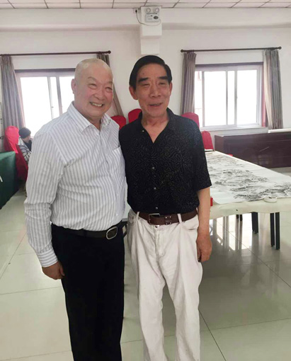与著名京剧艺术家刘金泉老师合影