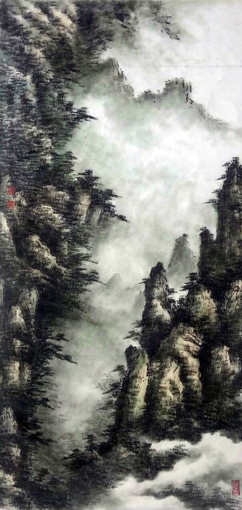 黄山书箱峰谷