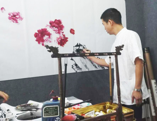 安石阁画廊成功举办现场交流笔会