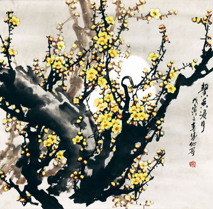 馨香浸月——黄梅