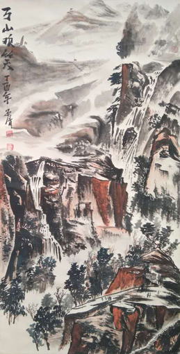 孙子清作品《万山红遍系列之5》