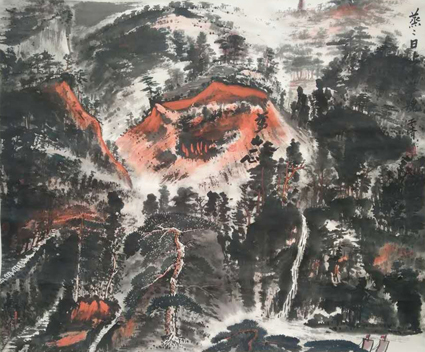 孙子清作品《万山红遍系列之6》