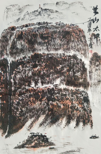 孙子清作品《万山红遍系列之7》