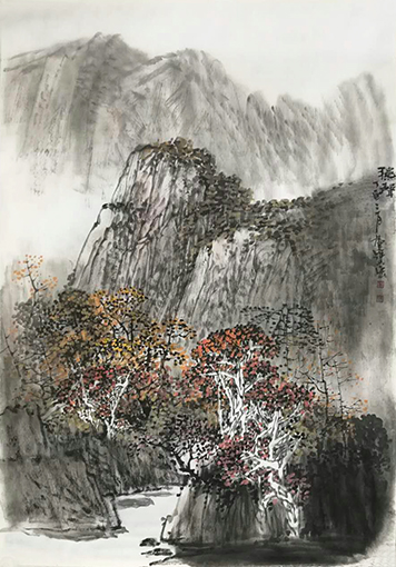 《秋声》60×90cm