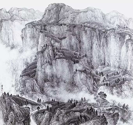 《太行清晓》180×190cm