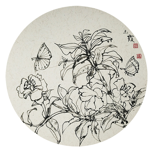 《版纳写生30》2016年尺寸38×38cm-樊玉霞 《版纳写生30》2016年尺寸38×38cm-樊玉霞