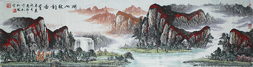 湖山秋韵图 湖山秋韵图