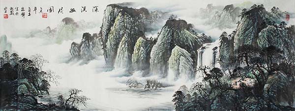 深溪幽居图 深溪幽居图