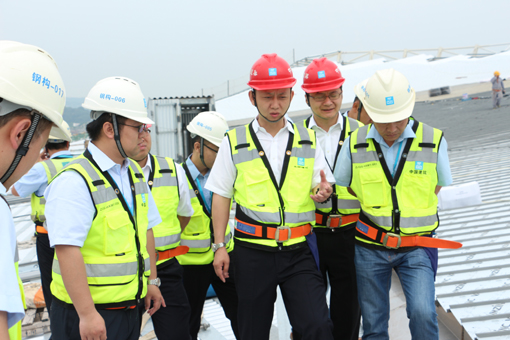 中建钢构华南大区领导赴福建考察基层项目