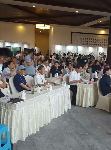 四川宜宾“古建与书画之美”---卢成仕老师参加开幕式