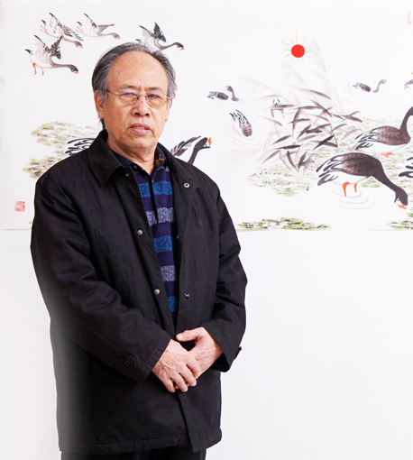 中国书画艺术名家——北雁王 罗维存