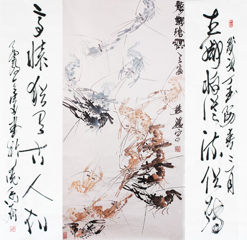 杨涛作品5《龙翔沧溟》（对联）