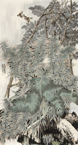 《田园情》2014入展山东省第十八届新人新作展