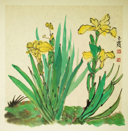 《版纳写生5》 2016年 尺寸：40×40cm 樊玉霞