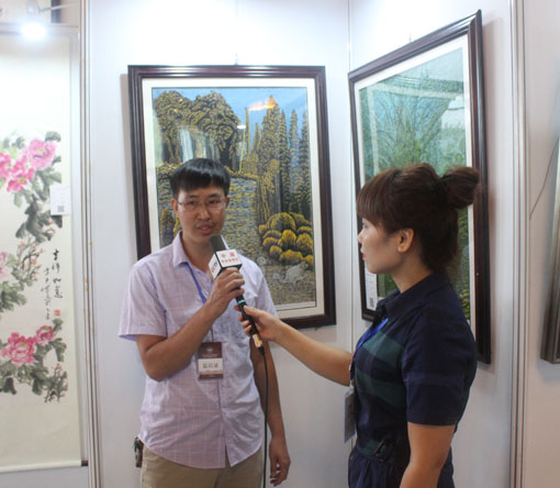 5付廷勇接受中央电视台采访