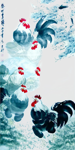 《盛世吉祥》78cmx138cm