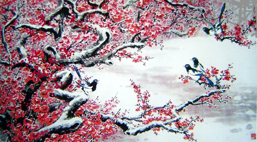《梅花报喜》