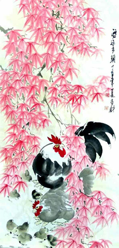 《鸿运当头》78cm×138cm