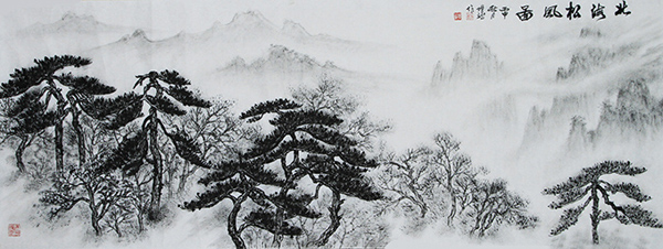 《北海风云》180×67cm