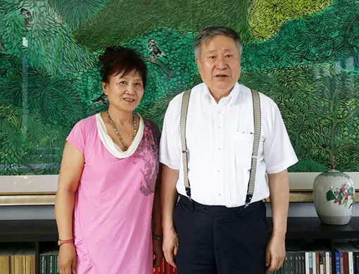 何梓溪老师与李可染之子李庚