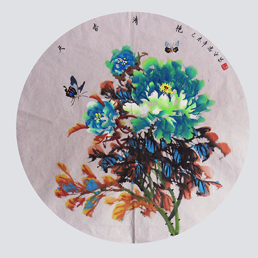 黄忠平作品《天香清艳》