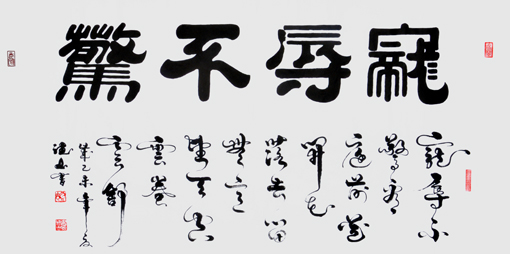 胡德山作品--《宠辱不惊》