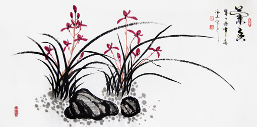 胡德山作品 《兰香》