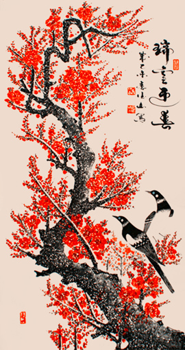 胡德山作品 《瑞雪迎春》