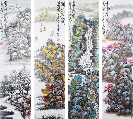 杨涛作品---四季山水之五 杨涛作品---四季山水之五