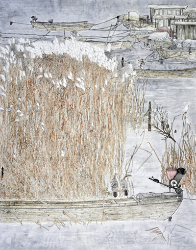 一江秋色 2016翰墨青州入选 一江秋色 2016翰墨青州入选