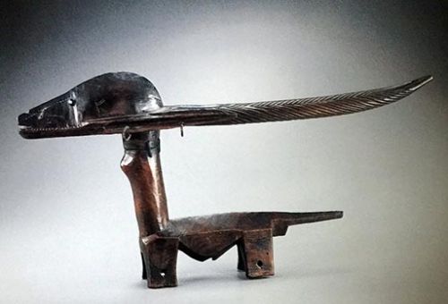 非洲艺术 木雕面具“契瓦拉”